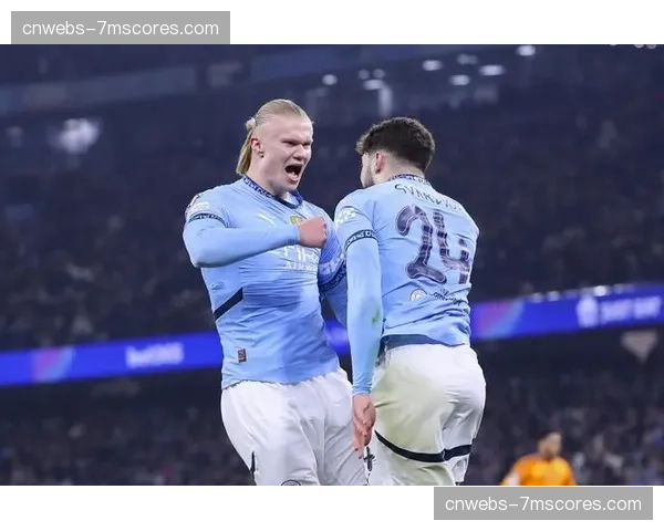 哈兰德劲射中柱，曼城错失上半场最佳扳平机会